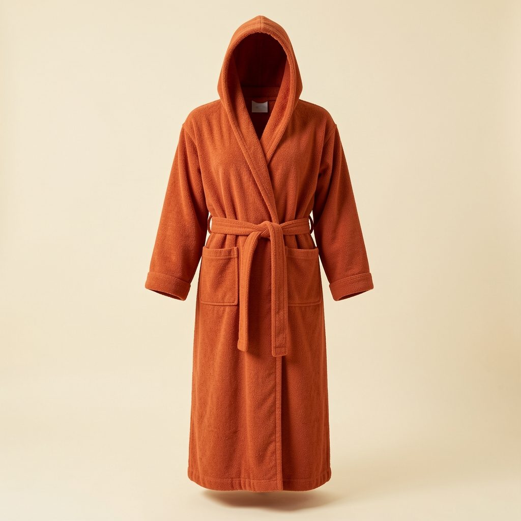 Field Robe — Hooded recovery robe, EMBER colourway