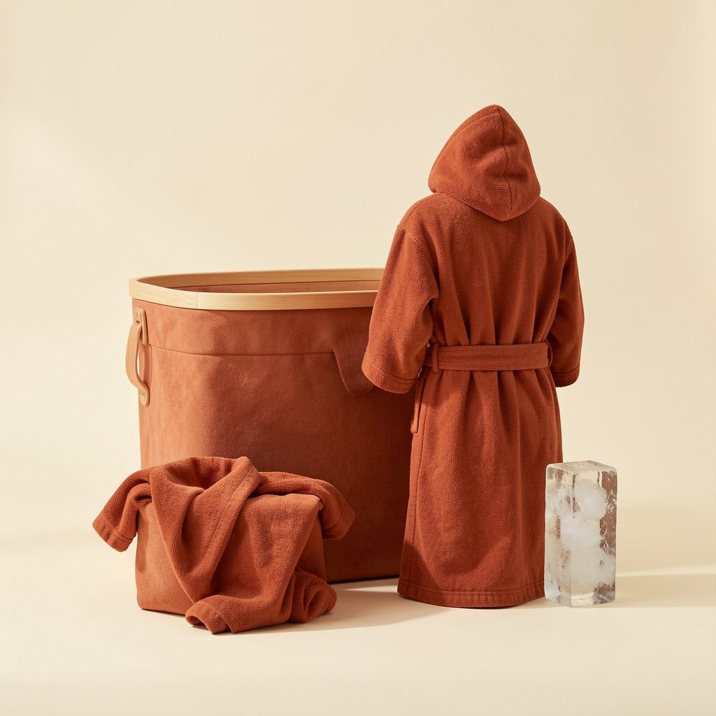 Sauna Protocol Kit — back view, Ember