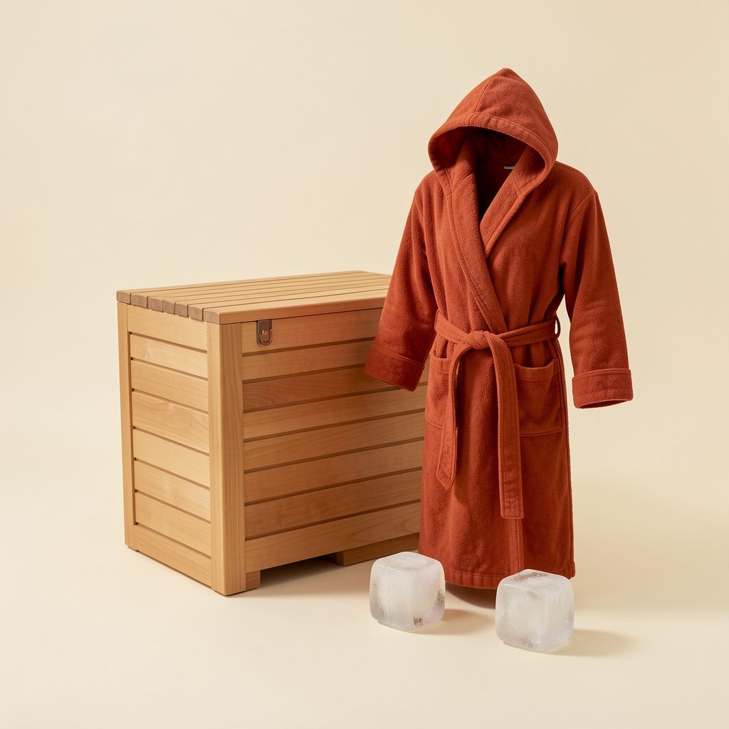 Sauna Protocol Kit — three-quarter view, Ember
