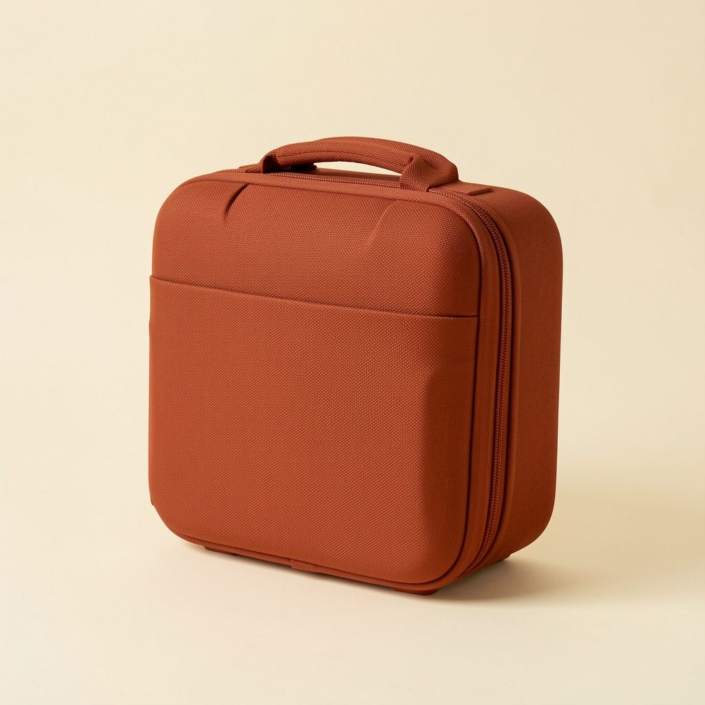 Vacuum Case — three-quarter view, Ember